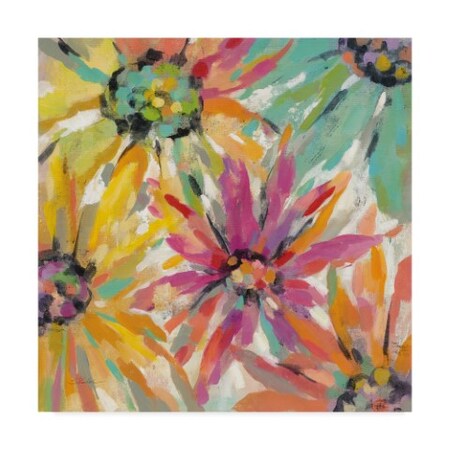 Trademark Fine Art Silvia Vassileva 'Abstracted Petals Ii' Canvas Art, 14x14 WAP06907-C1414GG